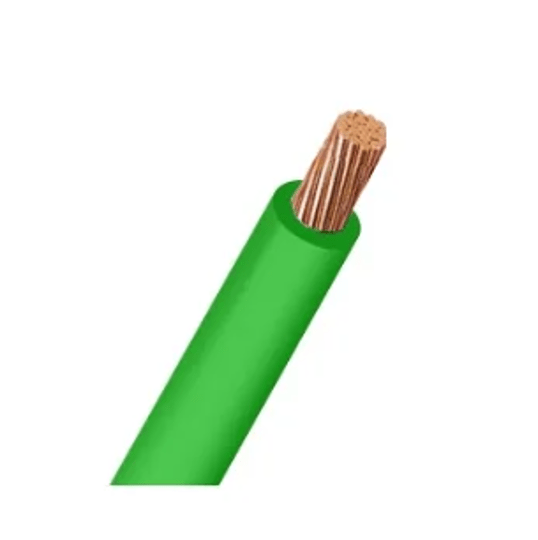 CABLE CONTROL LIBRE HALOGENO 4MM VERDE