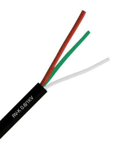 CABLE FUERZA 3X2.5MM NEGRO 0.6/1KV